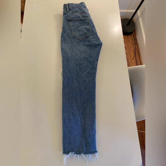 Agolde The 90’s Pinch Waist jeans cropped size 24 - Picture 4 of 6